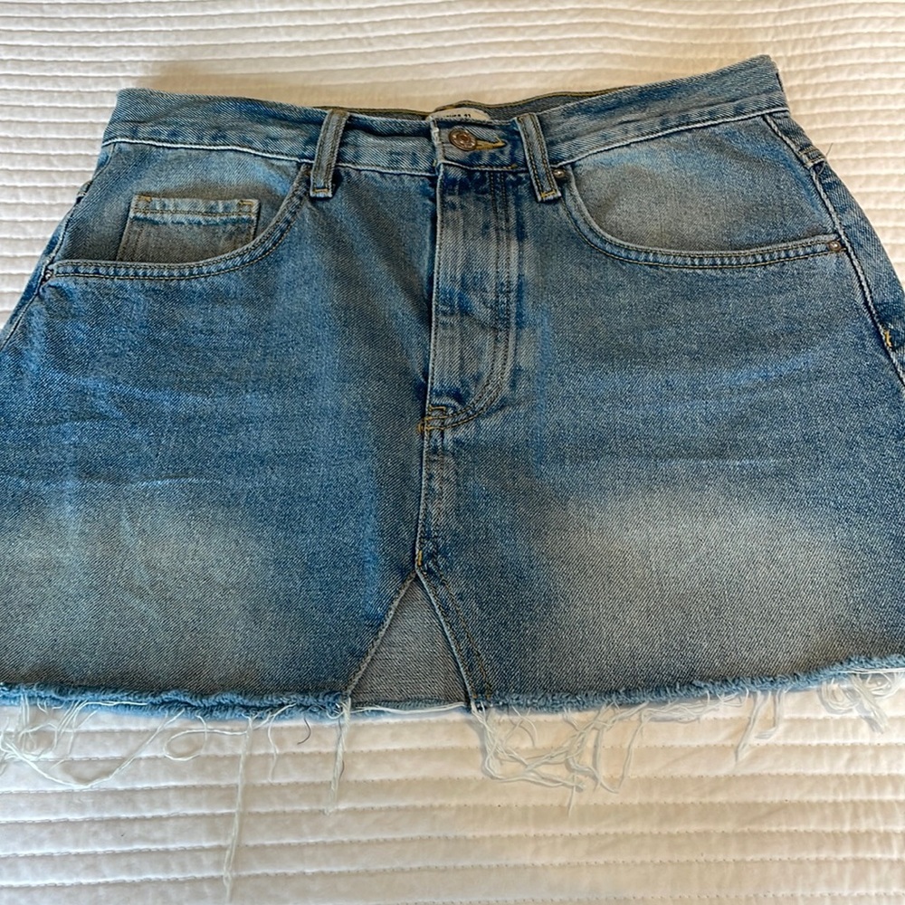 Forever 21 button front Jean skirt